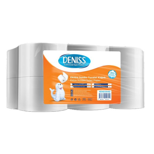 Deniss 40403040 Extra JumboTuvalet Kağıdı 4Kg 92 Mt12'li
