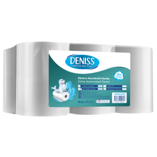Deniss 40401040 StandartHareketli Havlu 21Cm 4Kg 6'lı