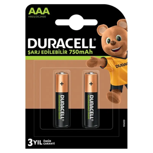 Duracell Şarj Edilebilir İnceKalem Pil Aaa 750 Mah