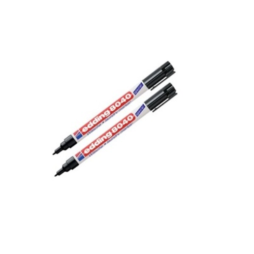 Edding E-8040 Çamaşır KalemiYuv. Uç, 1Mm Siyah