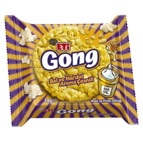 Eti 22482 Gong 34Gr 18liBallı Hardallı