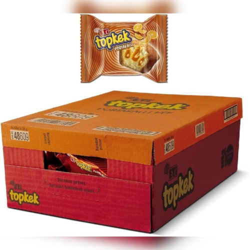 Eti 48609 Topkek Kek 40Gr 24lü Portakallı