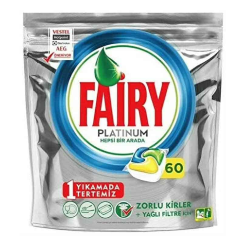 Fairy Platinum BulaşıkMakinası Tablet 60'lı