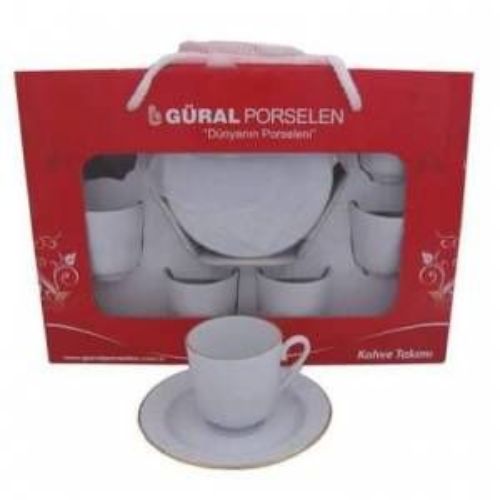 Güral Türk Kahvesi Fincan SetiSedefli 6 Lı SF12KT20/6