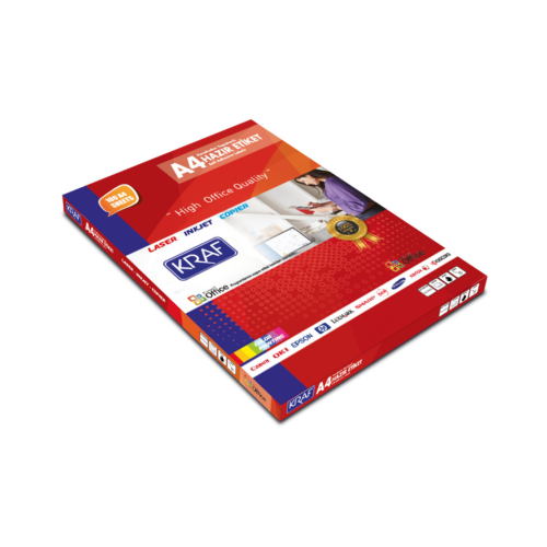 BK 2102 Düzkenar Etiket210X148,5Mm 100Sf Beyaz