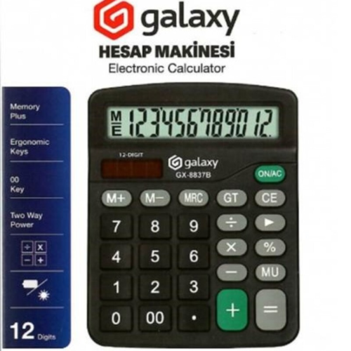 Fixpoint GX-8837B HesapMakinesi 12 Hane