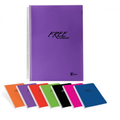 Keskin 320481 Free Pp KapakSpiralli Defter A4 160YpÇizgili