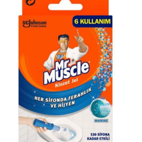 Mr Muscle Klozet Jel 6Kullanım 530 Sifona KadarEtkili