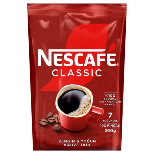 Nescafe 12609311 Classic EkoPaket Kahve 200Gr