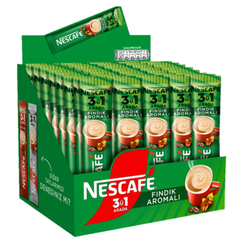 Nescafe 12571468 3 ü 1 AradaKahve 17Gr 48Ad Fındıklı