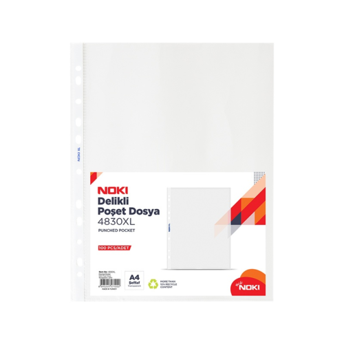 Noki 4830XL Poşet Dosya 100lü