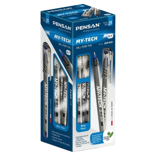 Pensan My-Tech 2240 İğne UçluTükenmez Kalem 0.7Mm Mavi
