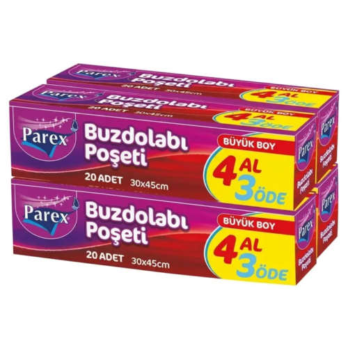 Parex 4 Al 3 Öde BuzdolabıPoşeti Büyük Boy