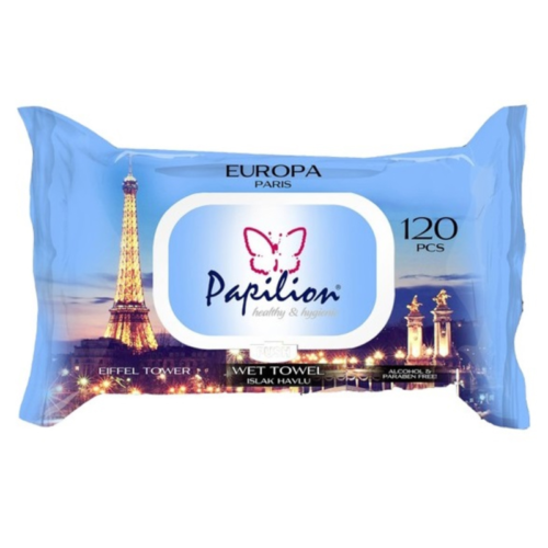 Papilion Kapaklı Islak Mendil120 li