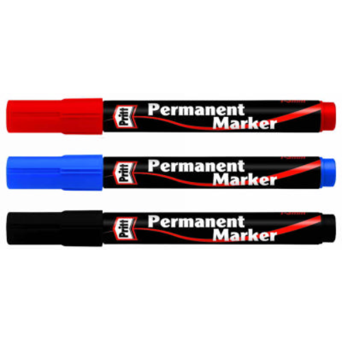 Mas Bion 9177 PermanentMarker Kesik Uç Kırmızı