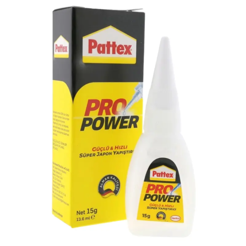 Pattex 1723117 Pro PowerJapon Yapıştırıcı Süper Hızlı15 Gr