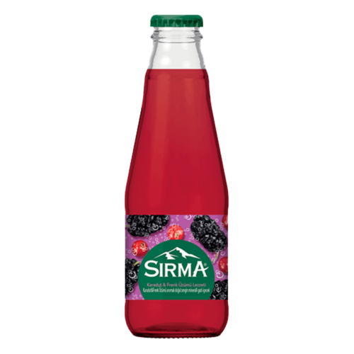 Sırma Vitaminli Doğal MadenSuyu 200Ml 24 lü Karadut &Frenk Üzüm