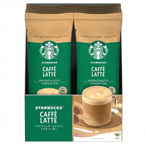 Starbucks 12575076 CaffeLatte Hazır Kahve 18Gr 10'lu