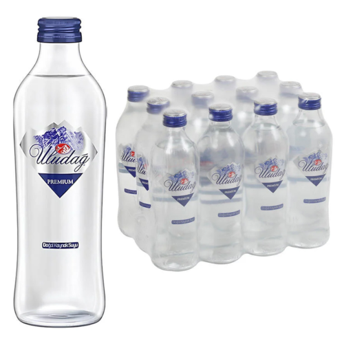 Uludağ Cam Şişe Su 330Ml 12li