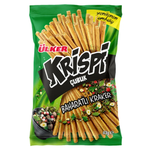 Ülker Krispi Baharatlı Kraker43 Gr x 15 Li