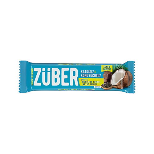 Züber Chia, Hindistan CeviziMeyve Bar 40Gr 12li