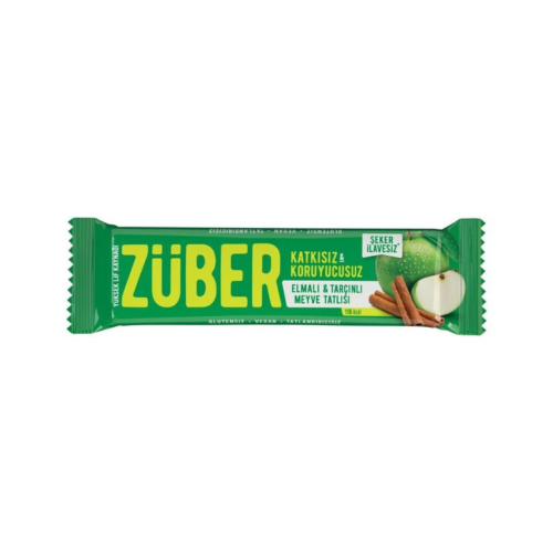 Züber Elmalı, Tarçınlı MeyveBar 40Gr 12li