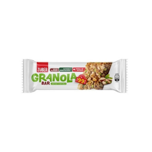 Züber Antep Fıstıklı GranolaBar 25 Gr 15'li