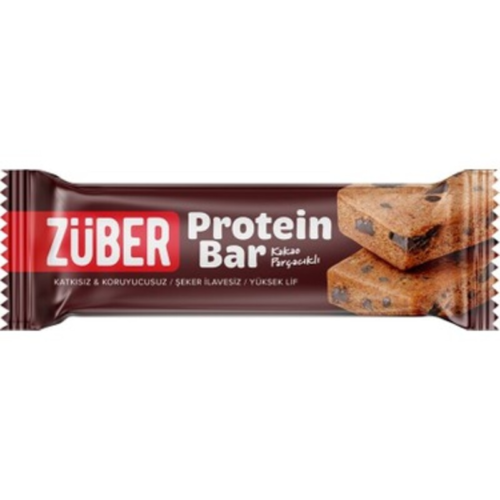 Züber Kakao ParçacıklıProtein Bar 32 Gr x12 Pk