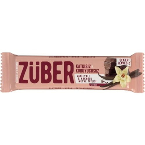 Züber Vanilya ve KakaoluMeyve Bar 40Gr 12li