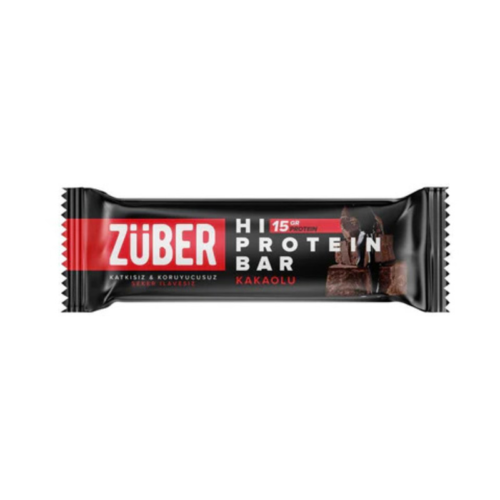 Züber Kakaolu Hi Protein Bar45 Gr X 12