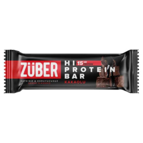 Züber Kakaolu Hi Protein Bar45 Gr X 12