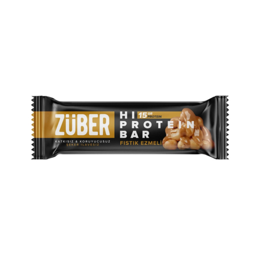 Züber Fıstık Ezmeli HiProtein Bar 45 Gr X 12