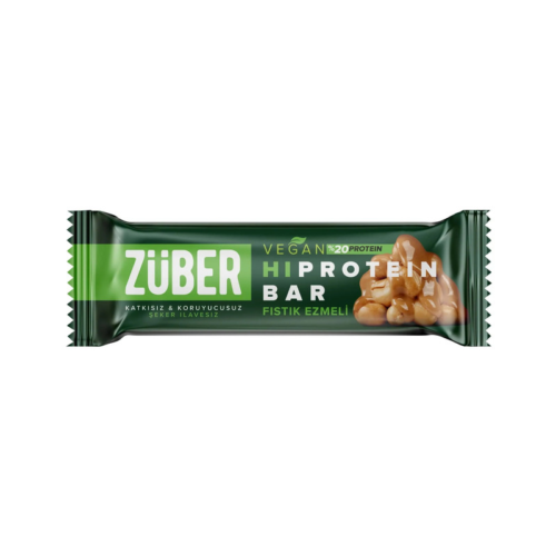 Züber Vegan Hi Protein Bar 45Gr X 12
