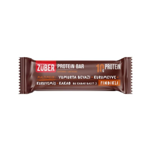Züber Glutensiz Protein Bar40Gr 12li Fındıklı