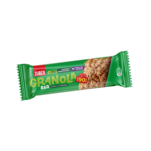 Züber Elmalı, TarçınlıGranola Bar 25 Gr 15'li