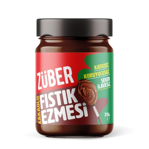Züber Kakaolu Fıstık Ezmesi315Gr 12'li