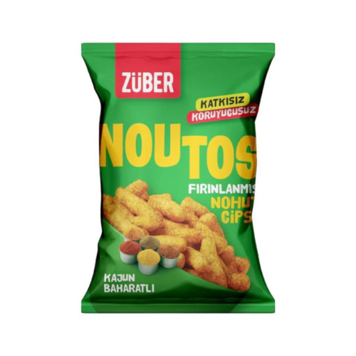 Züber Noutos FırınlanmışNohut Cips 55 Gr 15'li KajunBaharatlı