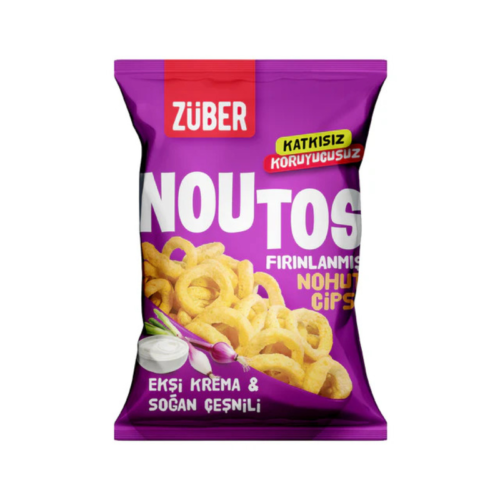 Züber Noutos FırınlanmışNohut Cips 55 Gr 15'li EkşiKrema ve Soğan