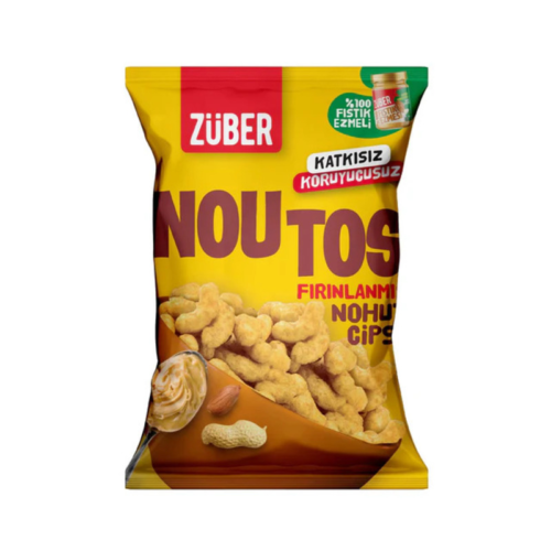 Züber Noutos Nohut Cips 55 Gr15'li %100 Fıstık Ezmeli