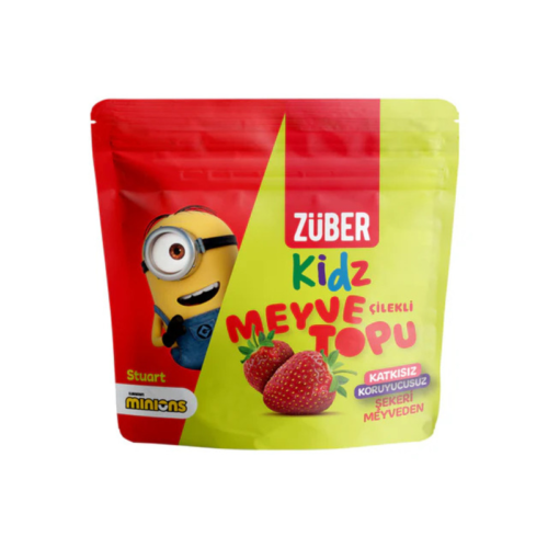 Züber Kidz Meyve Topu 42 Gr12'li Çilekli