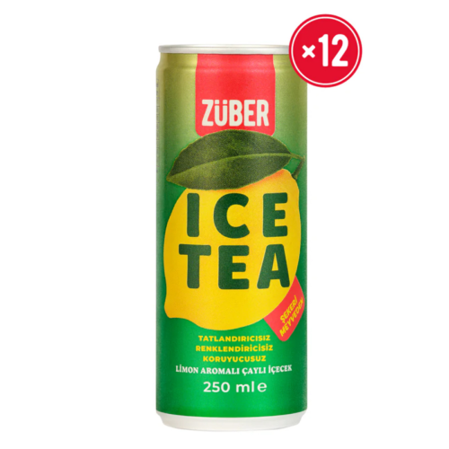 Züber Ice Tea 250Ml 24 lüŞeftali Aromalı
